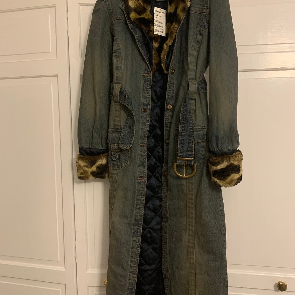 Bebe Denim Coat